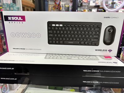 Teclado y mouse inalambrico soul OCW200 