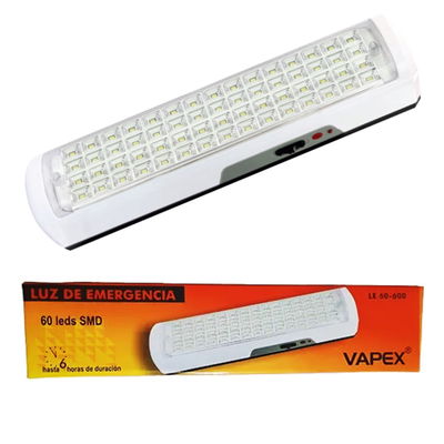 LUZ DE EMERGENCIA VAPEX 60 LEDS 600 LUMENS