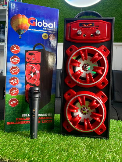 Parlante Bluetooth Global Torre Karaoke Sbl13