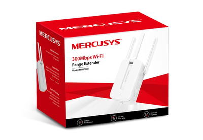 Extensor de Rango Mercusys 300Mbps 3 Antenas 