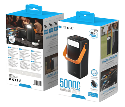 Powerbank 50,000mah entrada 4usb+2TipoC