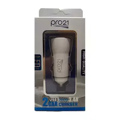 CARGADOR AUTO PRO21 3.4AMP