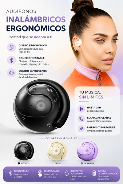 Auriculares Avant-Garde Fashion