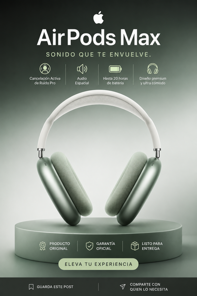 AURICULAR BT VINCHA - AIR PODS MAX C/ ESTUCHE