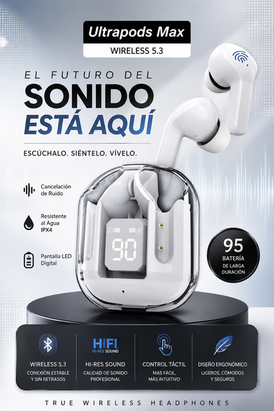 AURICULAR BT TWS ECO - ULTRAPODS PRO SJ04 -