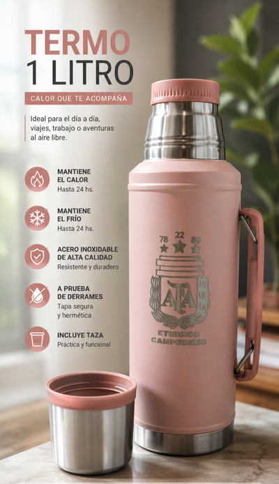 Termo afa 1L con pico cebador 