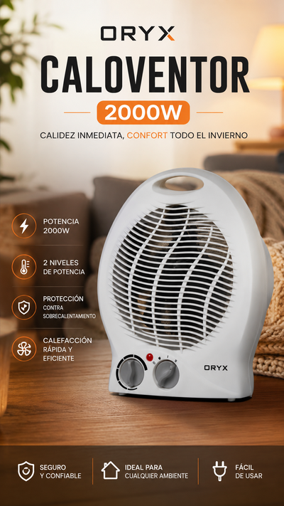 Caloventor 2000w Oryx