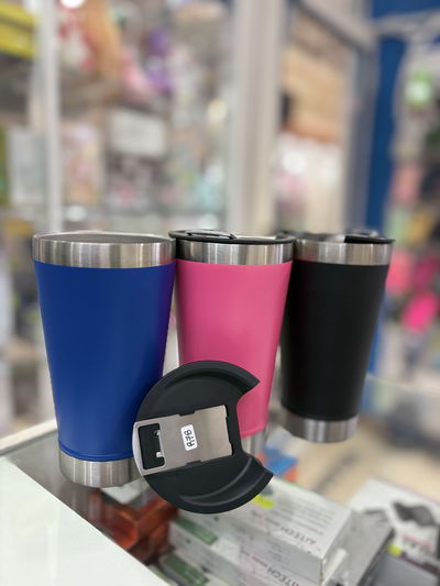VASO TERMICO CERVECERO CON DESTAPADOR