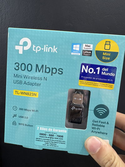 Adaptador mini Usb Inalámbrico N 300mbps Tp-link