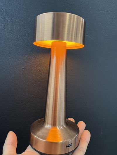 Velador Led 3 tonos Touch con usb Recargable 