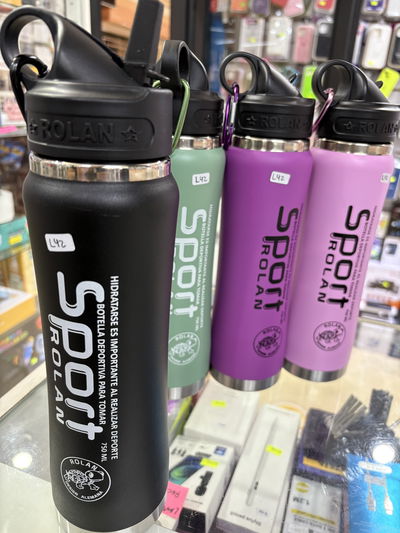 Botella Térmica Sport Agua Deportiva Acero Inoxidable 750 ML