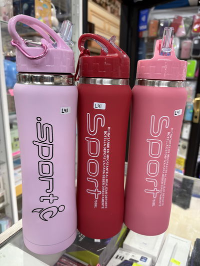 Botella sport Termica acero 750 Lisos Pastel
