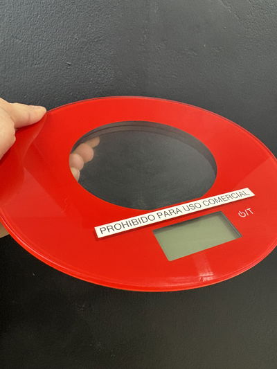 Balanza De Cocina 5 Kilos Digital Plato De Vidrio Delgada