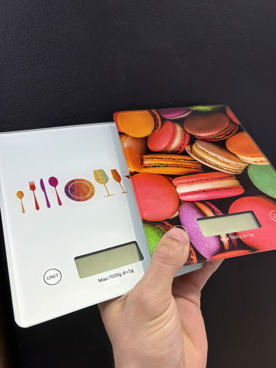 BALANZA ELECTRÓNICA CON PANTALLA DIGITAL PARA COCINA 5KG CON DISEÑO