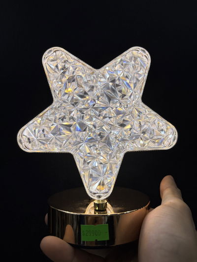 Lámpara de mesa de cristal de lujo 🌟 