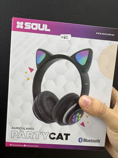 AURICULARES BLUETOOTH SOUL PARTY CAT LED