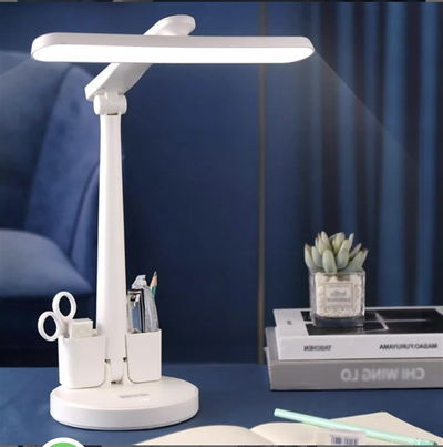 Lampara Led Escritorio Tactil 81032 Plegable Con Brazo Y Lapicero