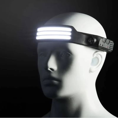 LINTERNA PARA CABEZA LED CARGA USB - W689-3 BLANCO FRIO 