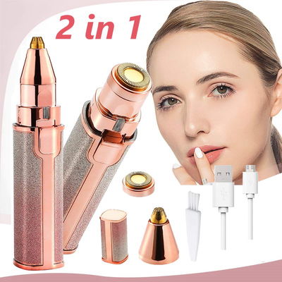 DEPILADORA FACIAL AXILA ROSTRO 2 EN 1 USB RECARGABLE