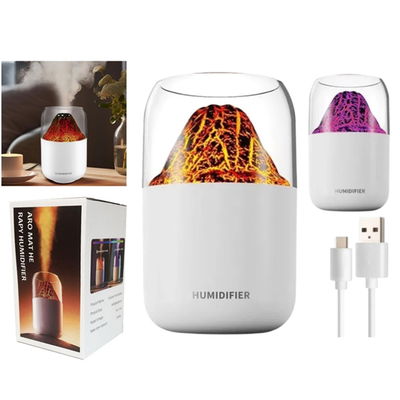 HUMIFICADOR DIFUSOR AROMÁTICO CON EFECTO DE VOLCÁN BLANCO