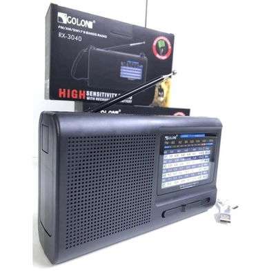 RADIO - GOLON RX-3040 FM/AM/SW1-7 9 BANDAS