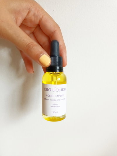 Aceite capilar "oro líquido"