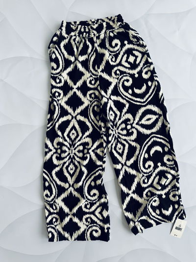 Pantalon de lino estampado TALIA