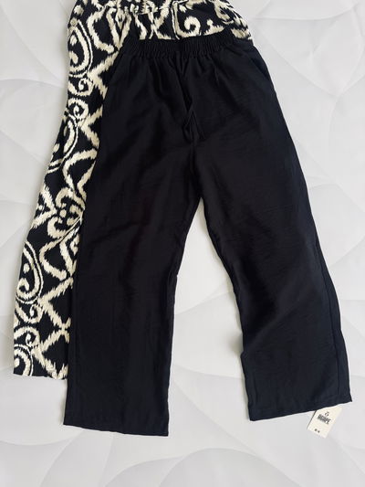 Pantalon de lino liso DASHA