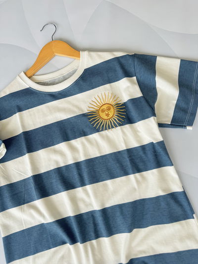 Remera rayada ARG SOL
