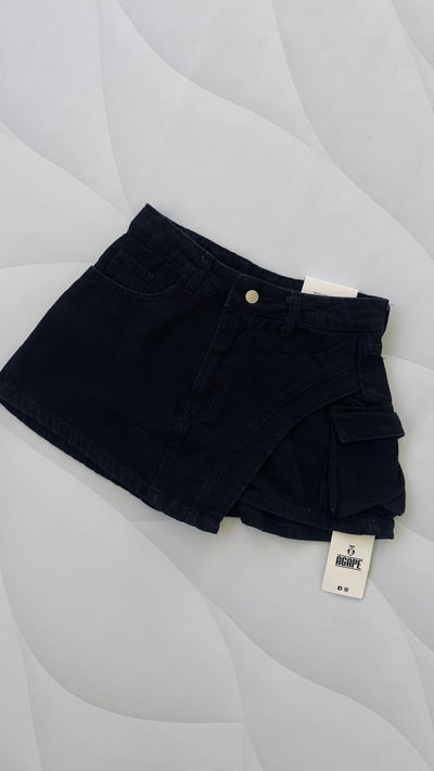 Skort Ina cargo negro 