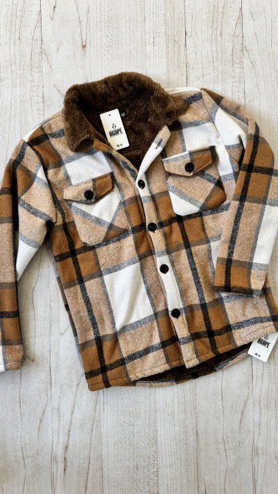 Camisaco con piel Paris 