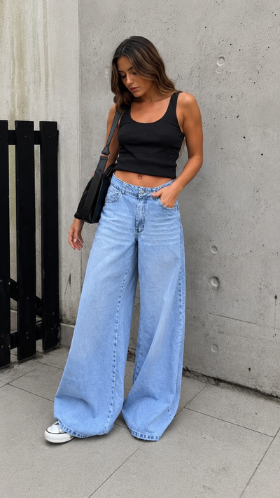 Extra wide leg Calipso