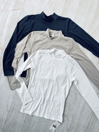 Remera media polera Velia