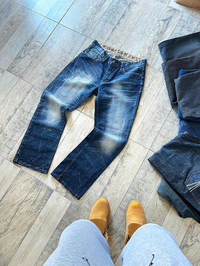 Jean Y2k Azul marino