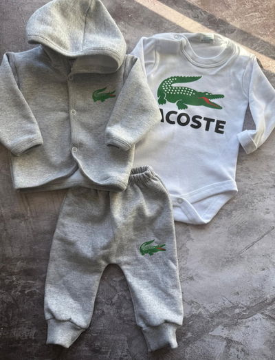 Trio lacoste gris