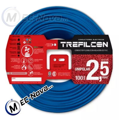 CABLE Unip. 2,5mm 100mts Celeste TREFILCON