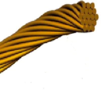 Cable de Cuerda Desnuda 16