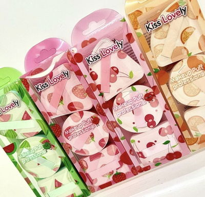 Esponjas Makeup x3 unidades solo verde 