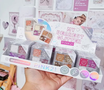 Sombra glitter pink 21