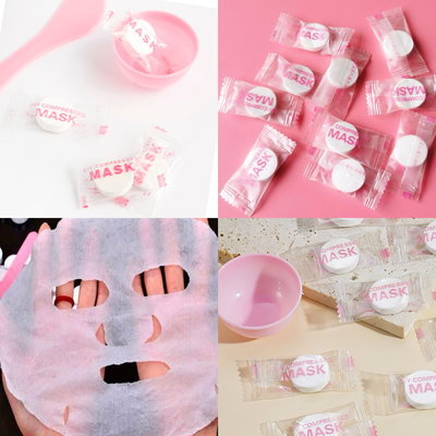 Kit 12 mascarillas comprimidas 