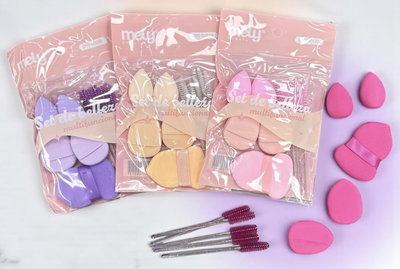 Esponjas + cepillos para cejas o pestañas 