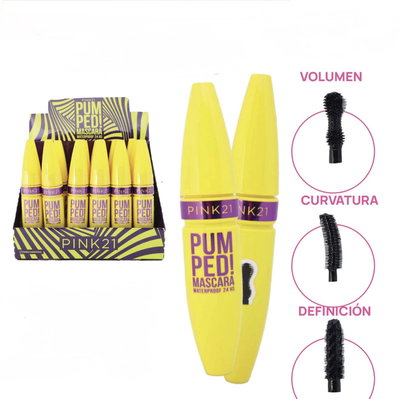 Máscara de pestañas pink 21 pumped