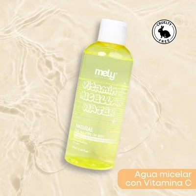 Agua micelar mely con vitamina c 