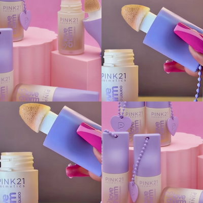 Corrector de ojeras pink 21 con Charm 