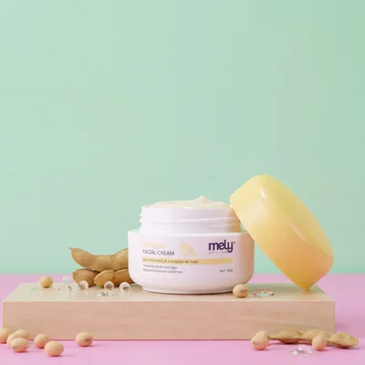 Crema facial mely con vitamina E