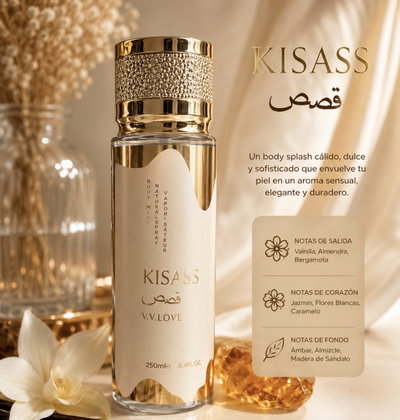 Body splash árabe kisass 250ml 