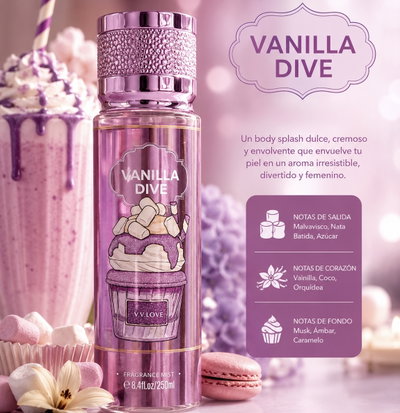 Body splash Vainilla dive 250ml 