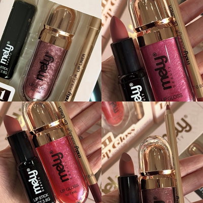 Lip combo mely delineador, labial y gloss 
