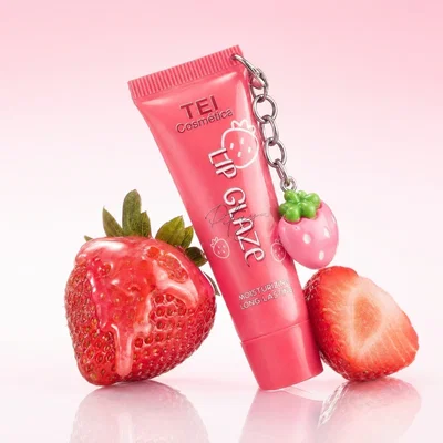 Lip glos hidratante con llavero Tei 