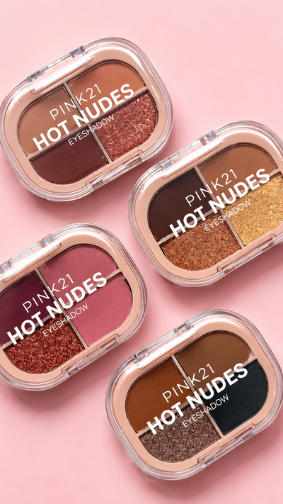 Paleta de sombras pink 21 nudes 
